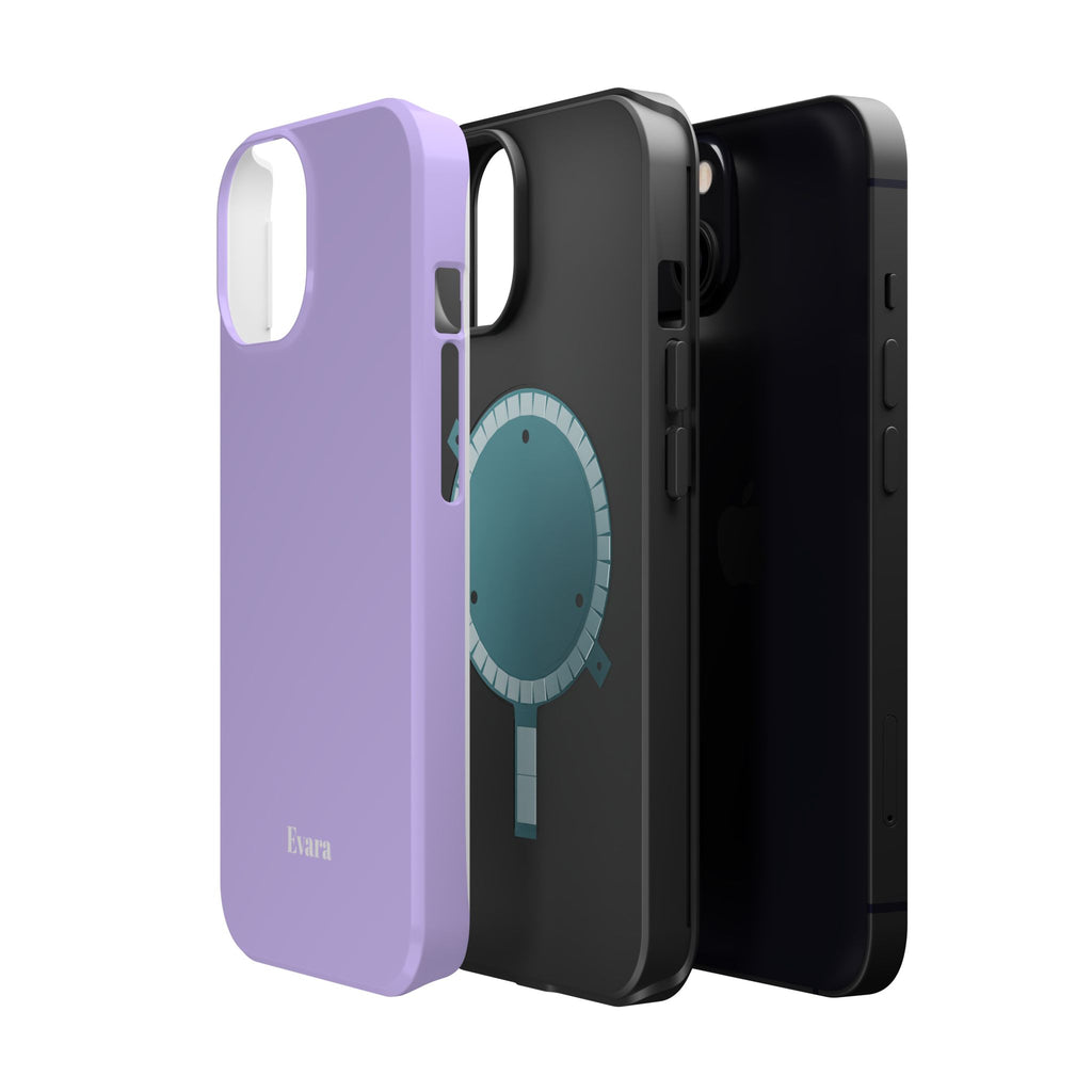 Purple Phone Case with Personalization- Magsafe