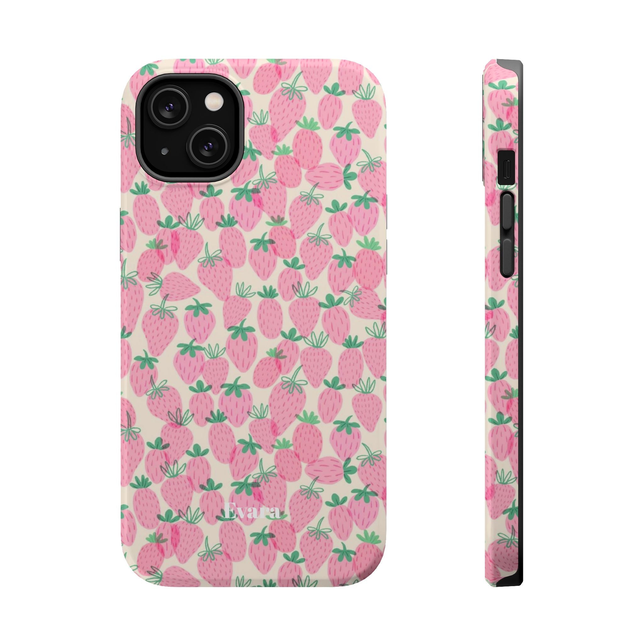 Pink Strawberry Phone Case- Magsafe