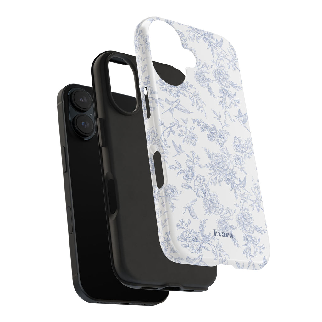Delicate Blue Floral Phone Case