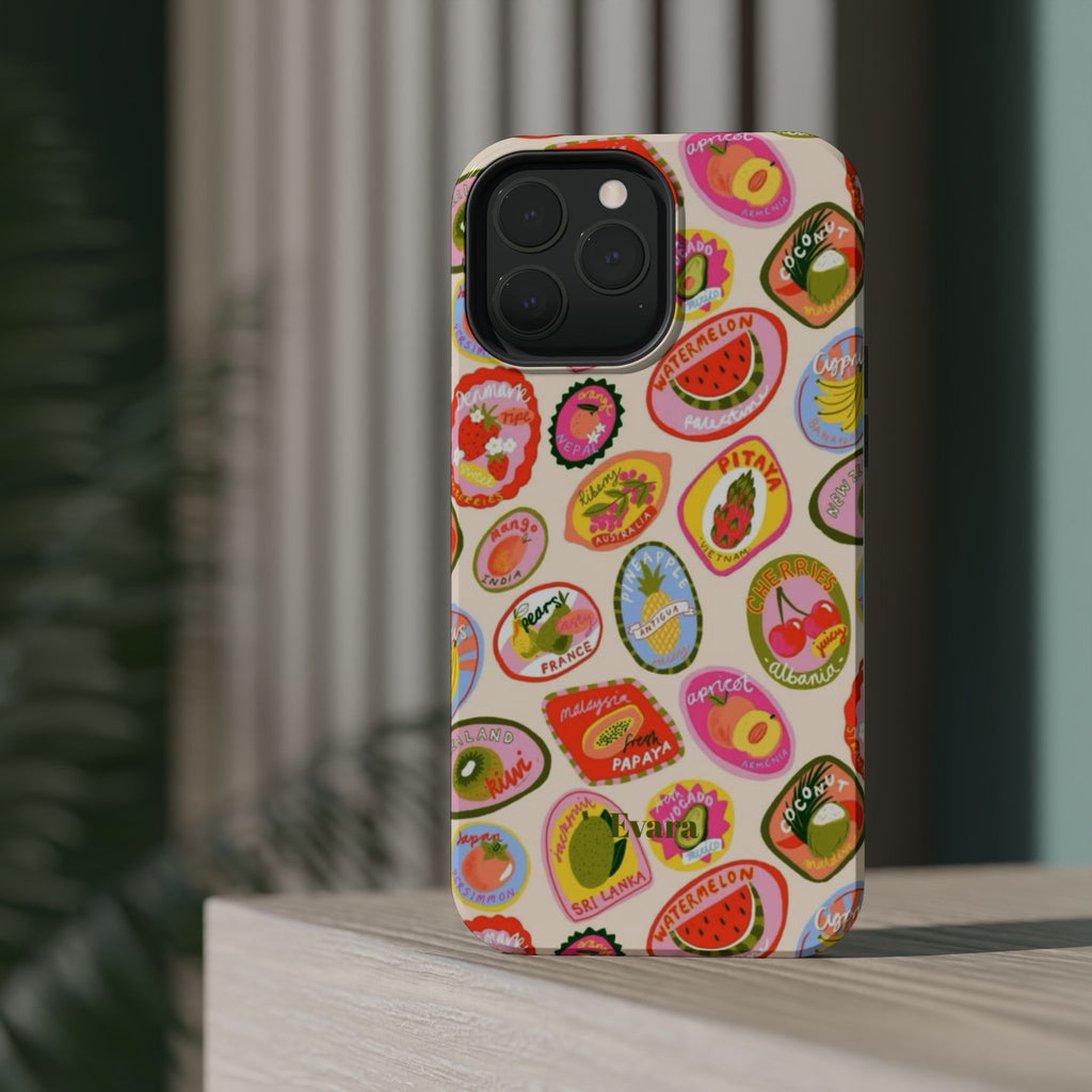Fruit Sticker Phone Case- Magsafe