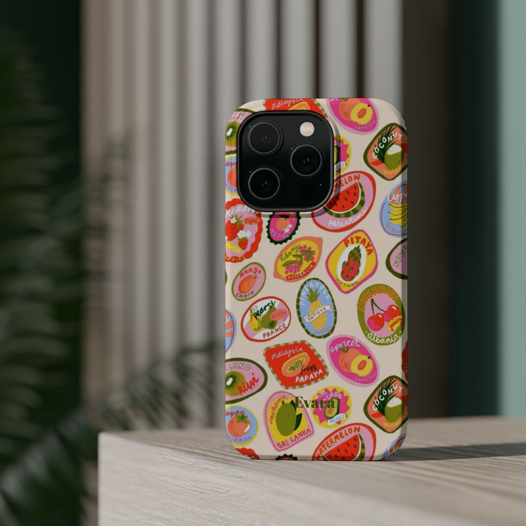Fruit Sticker Phone Case- Magsafe