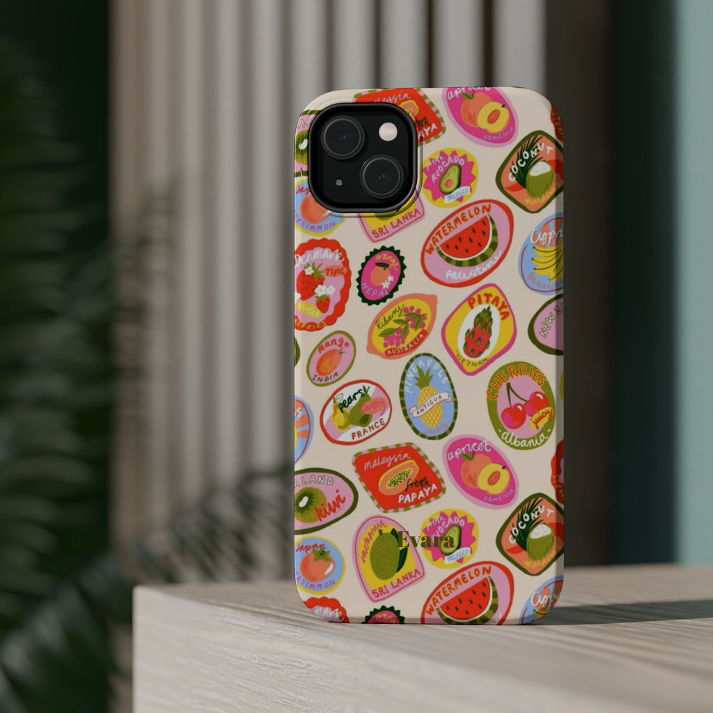 Fruit Sticker Phone Case- Magsafe