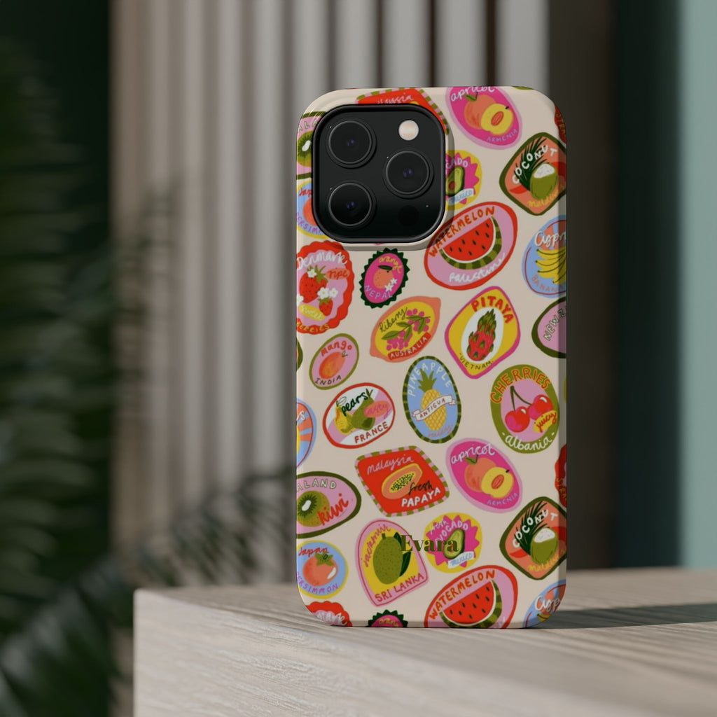 Fruit Sticker Phone Case- Magsafe