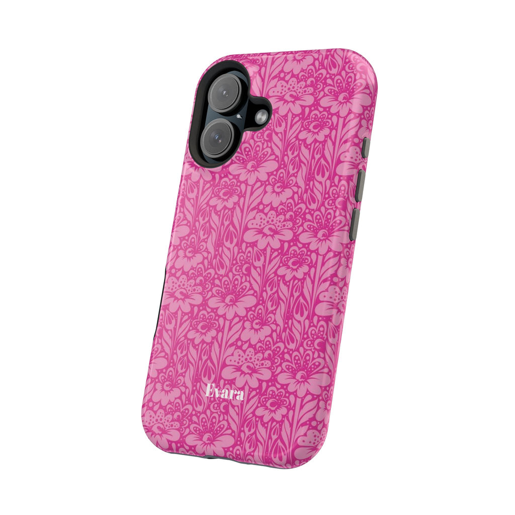 Pink Floral Phone Case- Magsafe