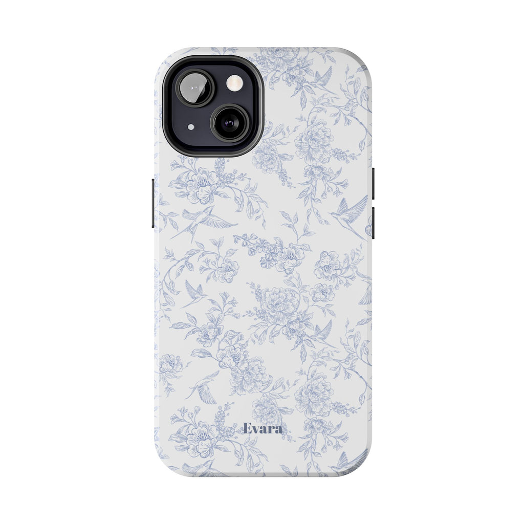 Delicate Blue Floral Phone Case