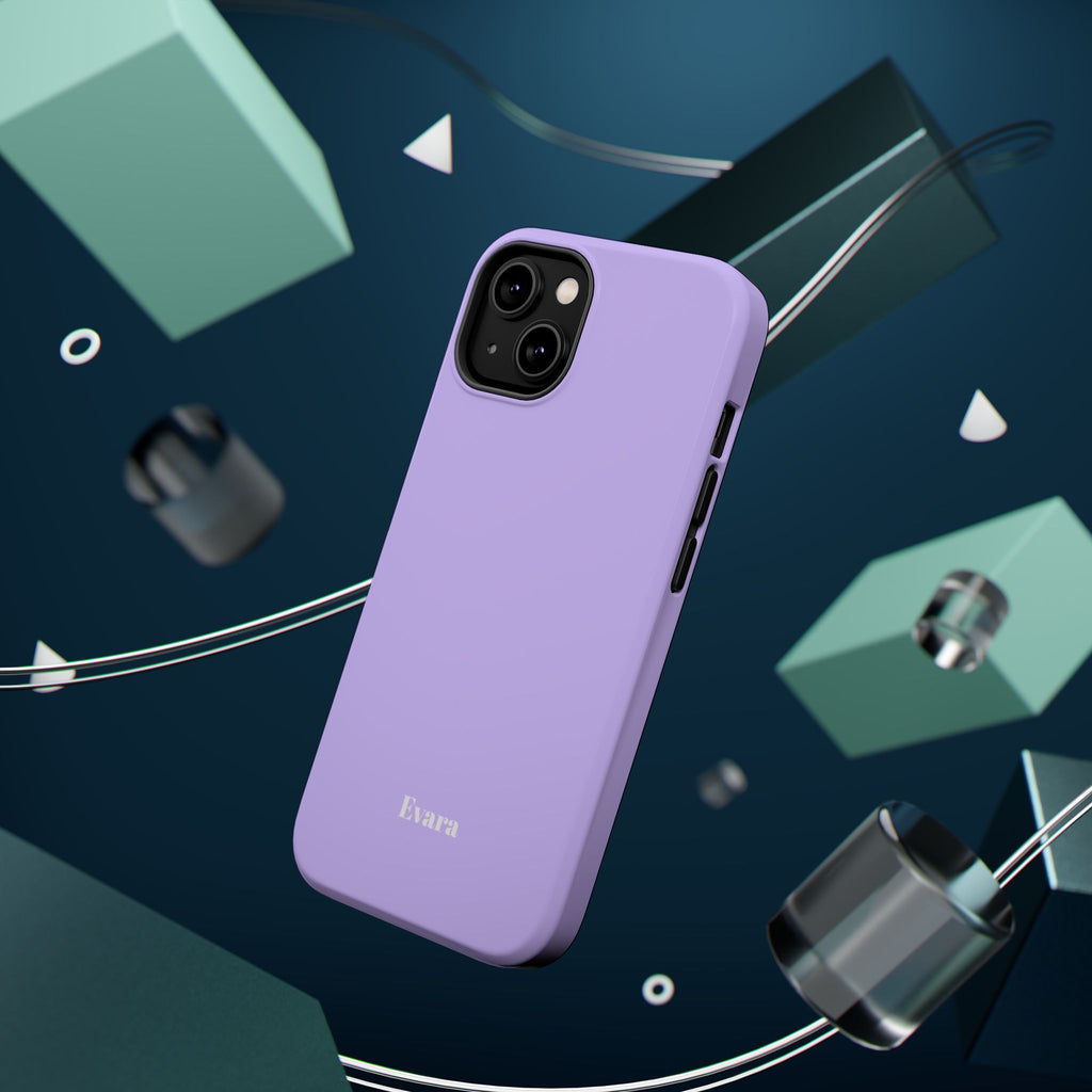 Purple Phone Case with Personalization- Magsafe