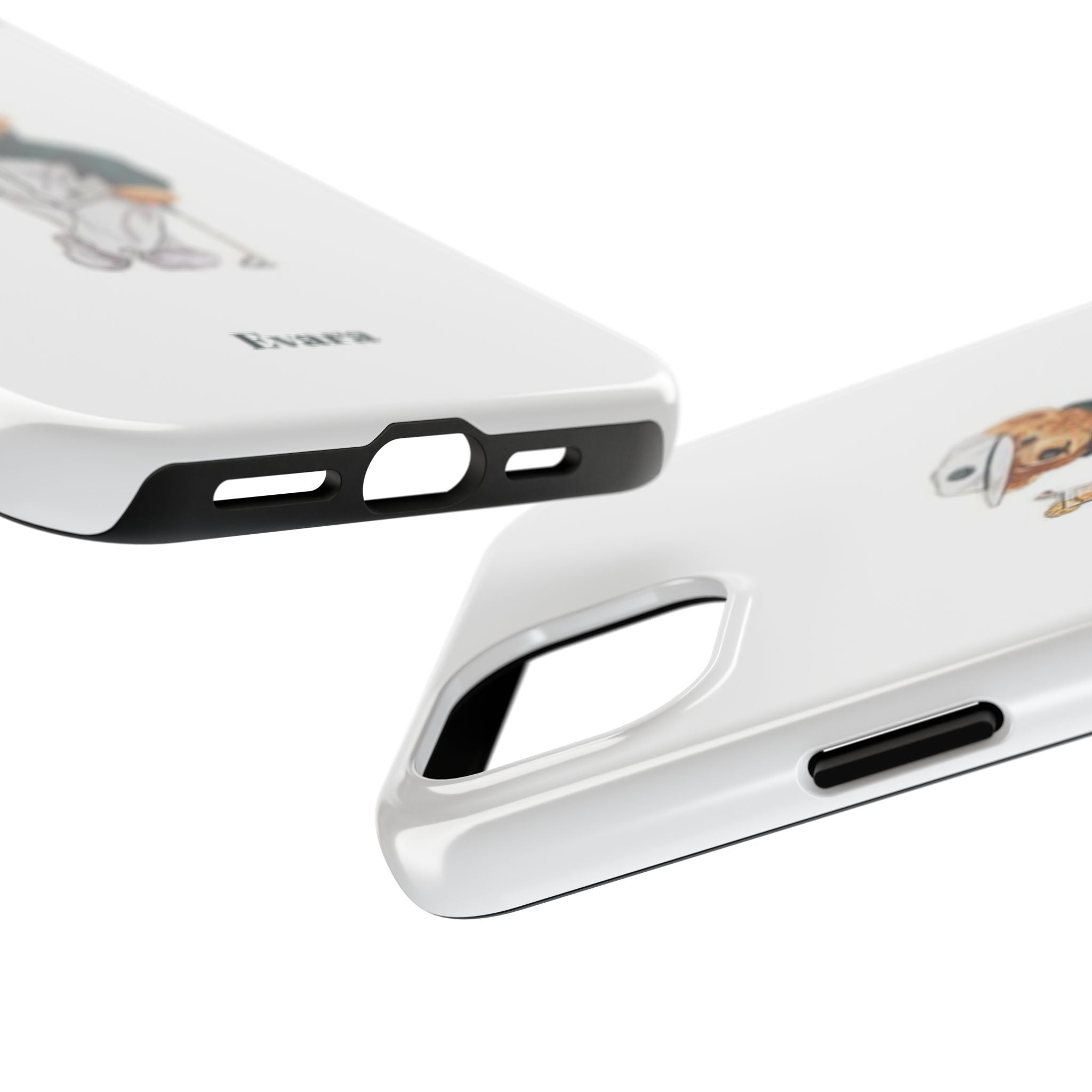 Tough Phone Case — Personalized Golf Bear Design