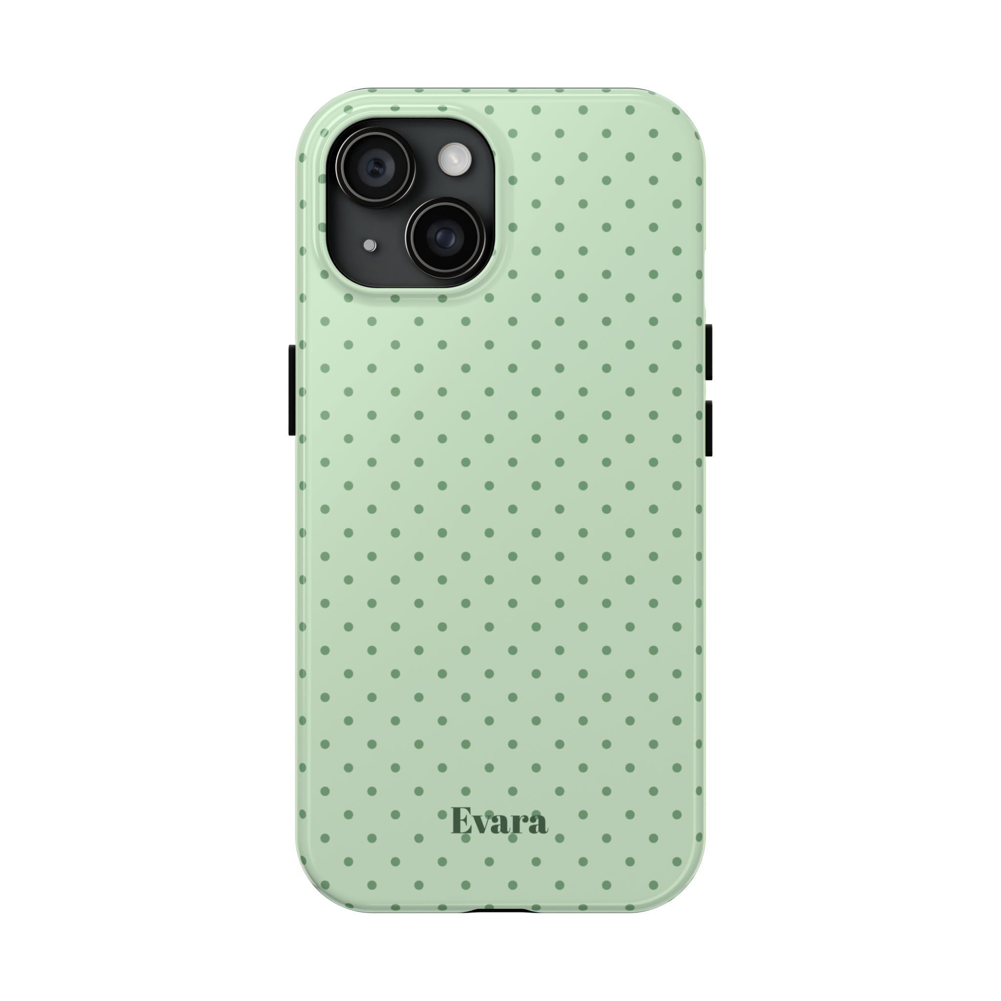 Mint Polka Dot Tough Phone Case — Protective Stylish Phone Cover