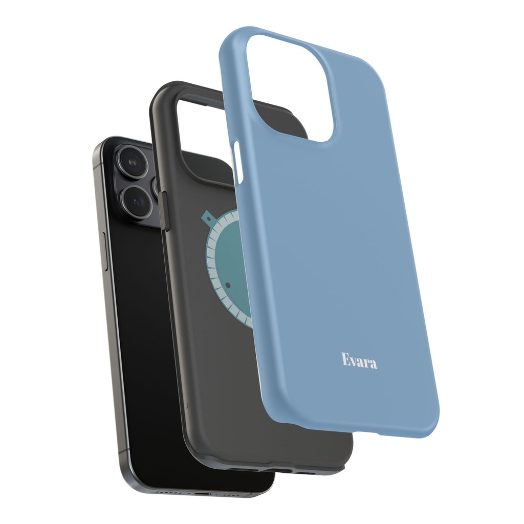 Blue Phone Case with Personalization- Magsafe