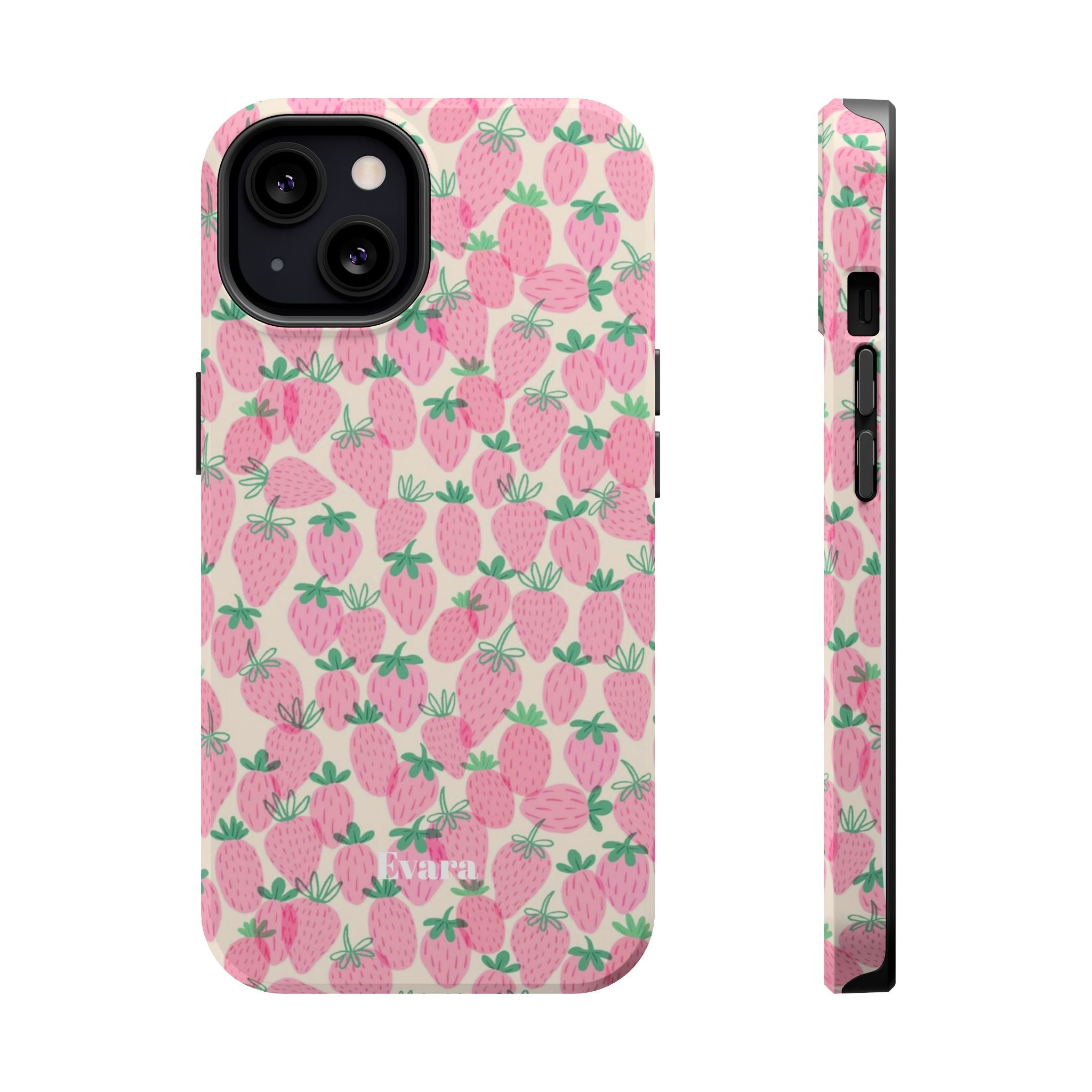 Pink Strawberry Phone Case- Magsafe