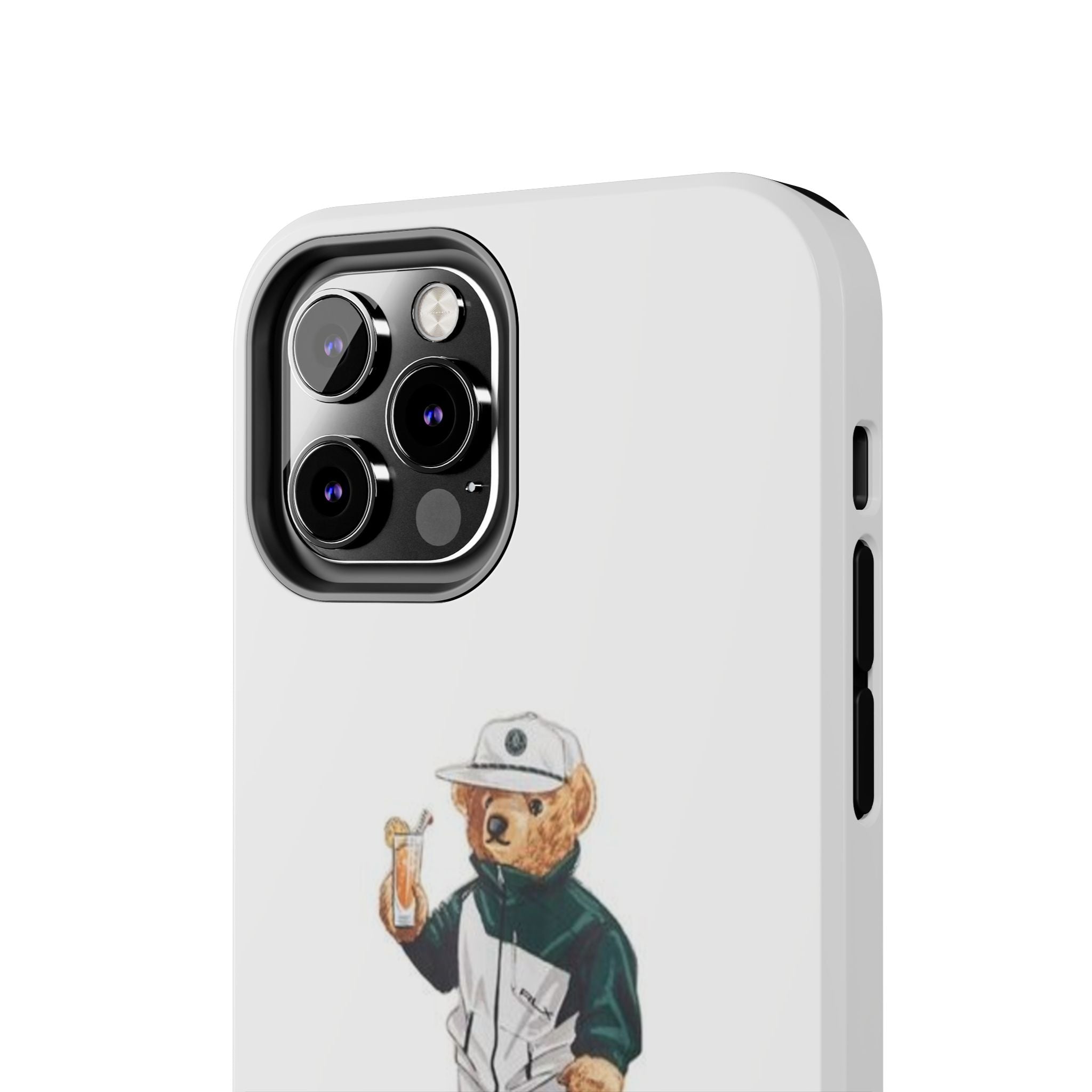 Tough Phone Case — Personalized Golf Bear Design
