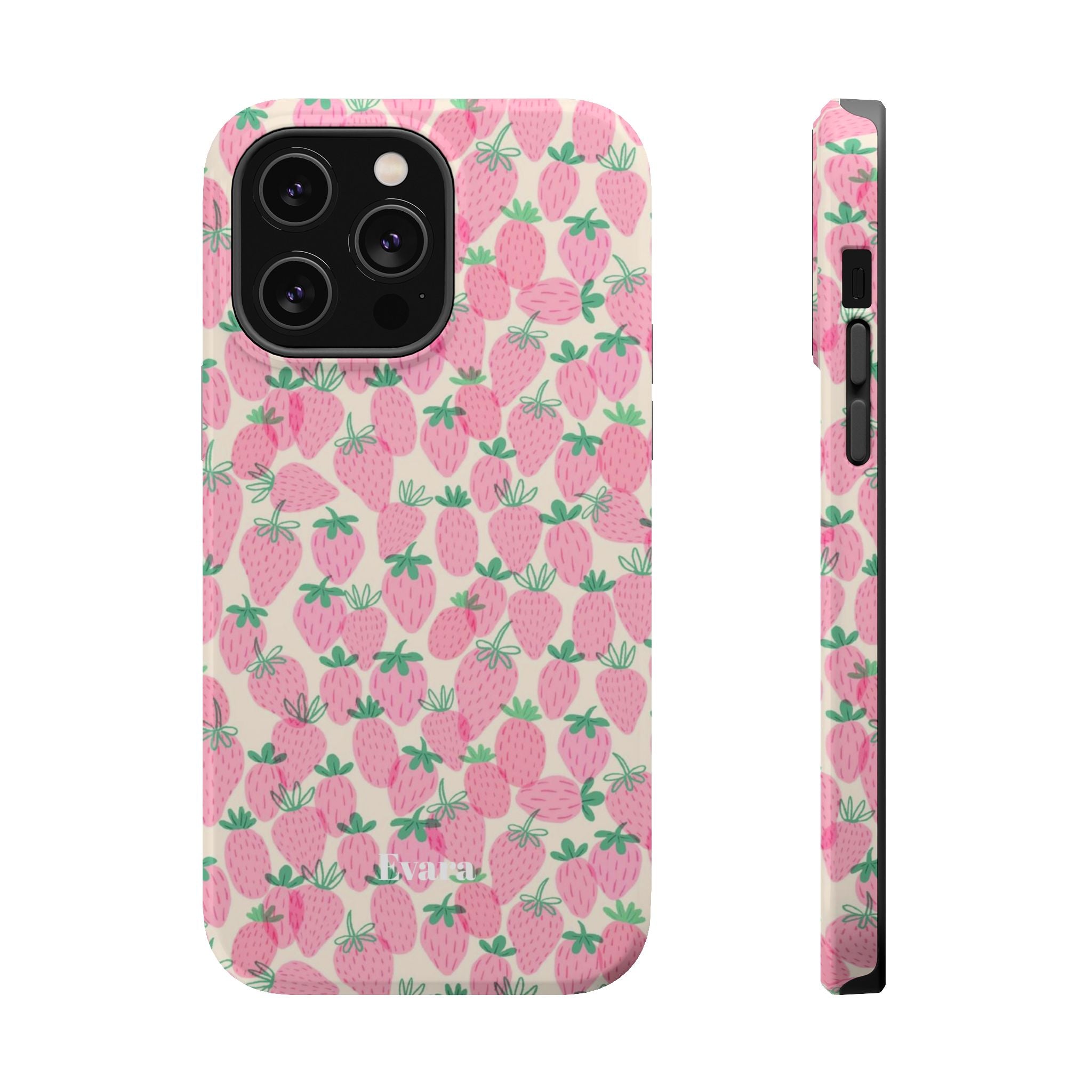 Pink Strawberry Phone Case- Magsafe