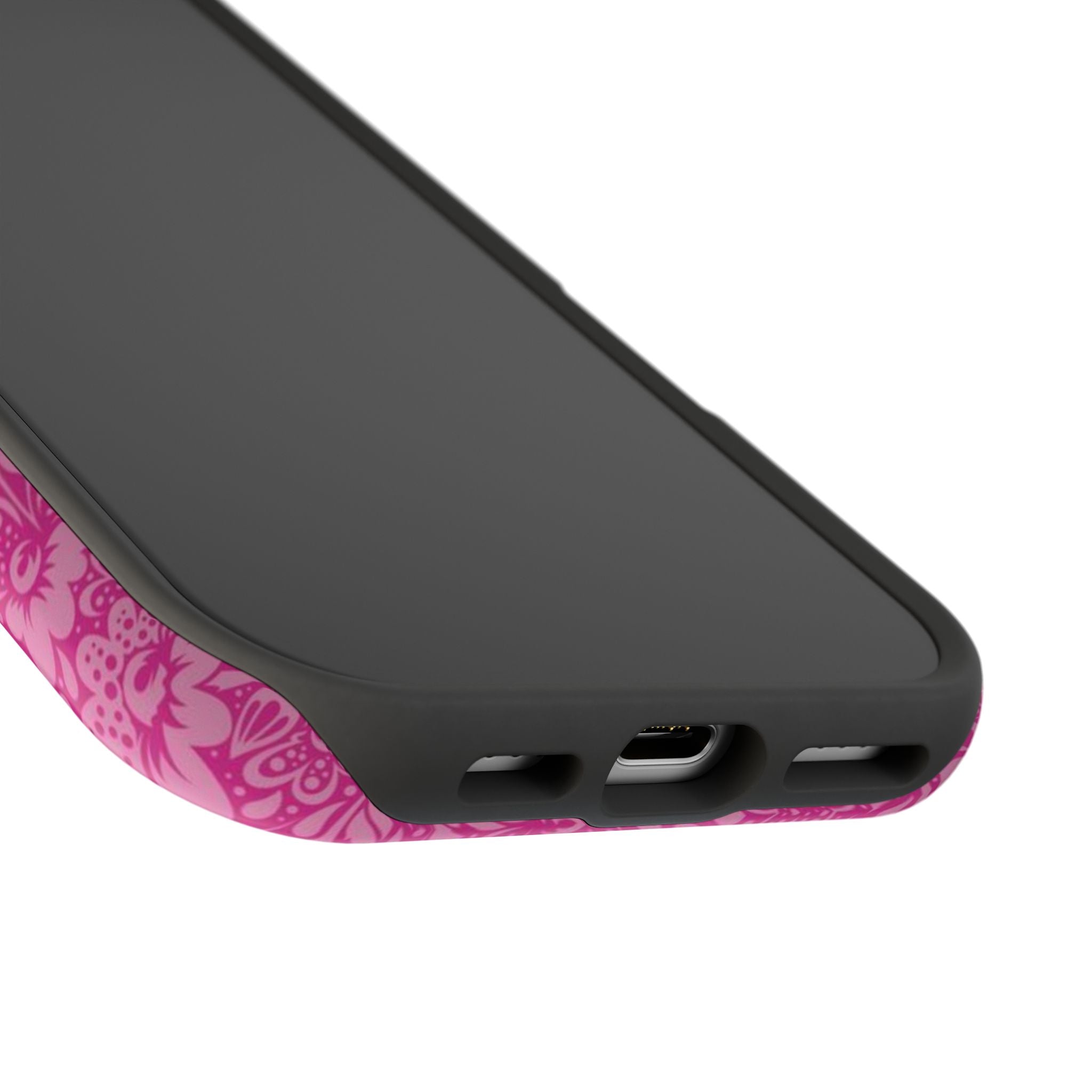 Pink Floral Phone Case- Magsafe