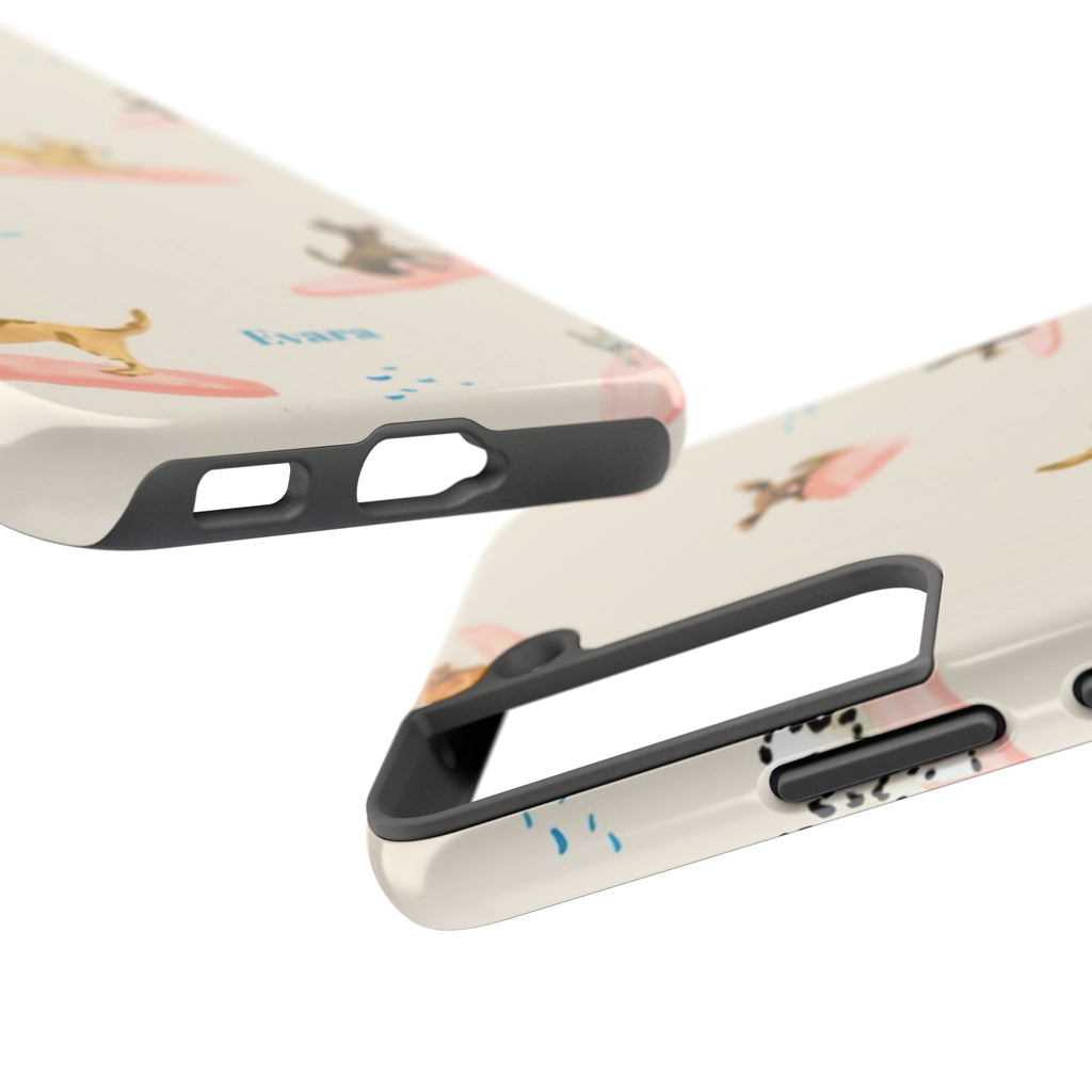 Surfing Dachshund's Phone case