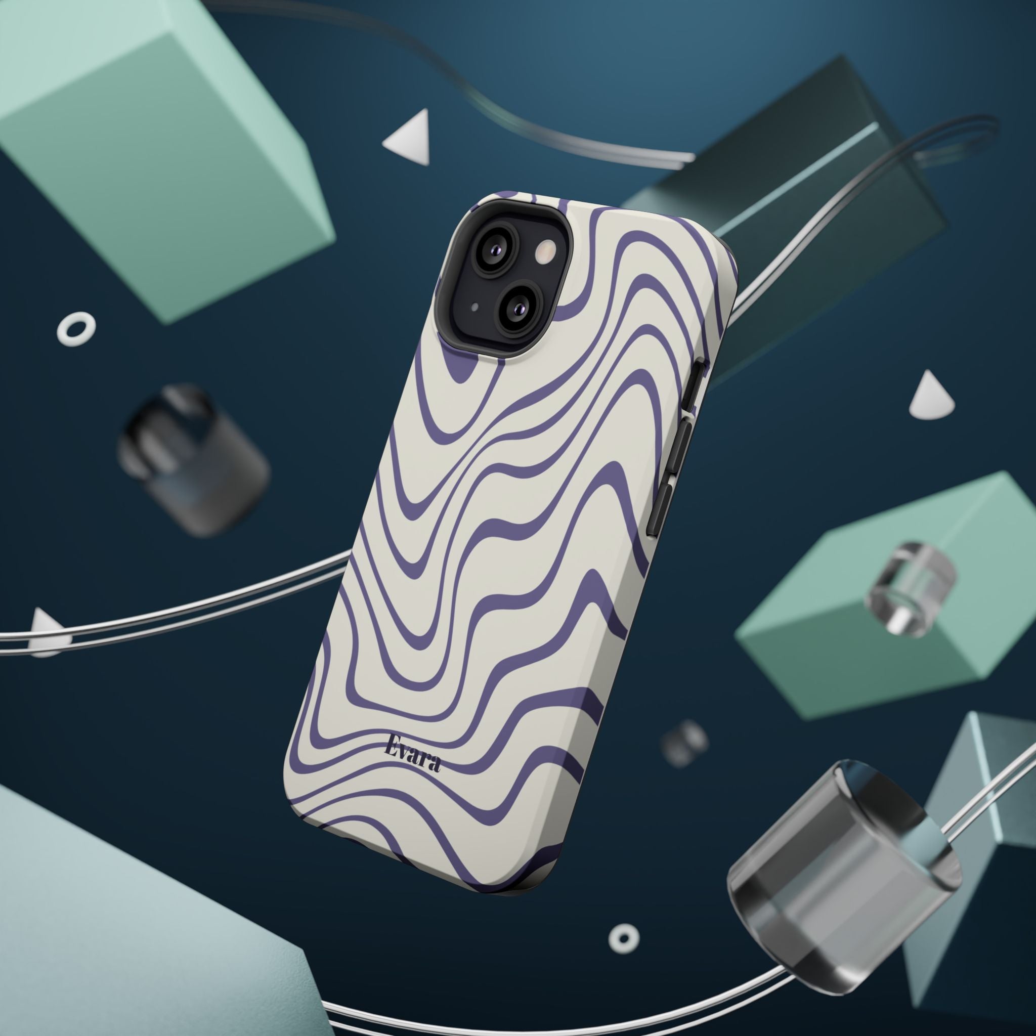 Abstract Wave Phone Case- Magsafe