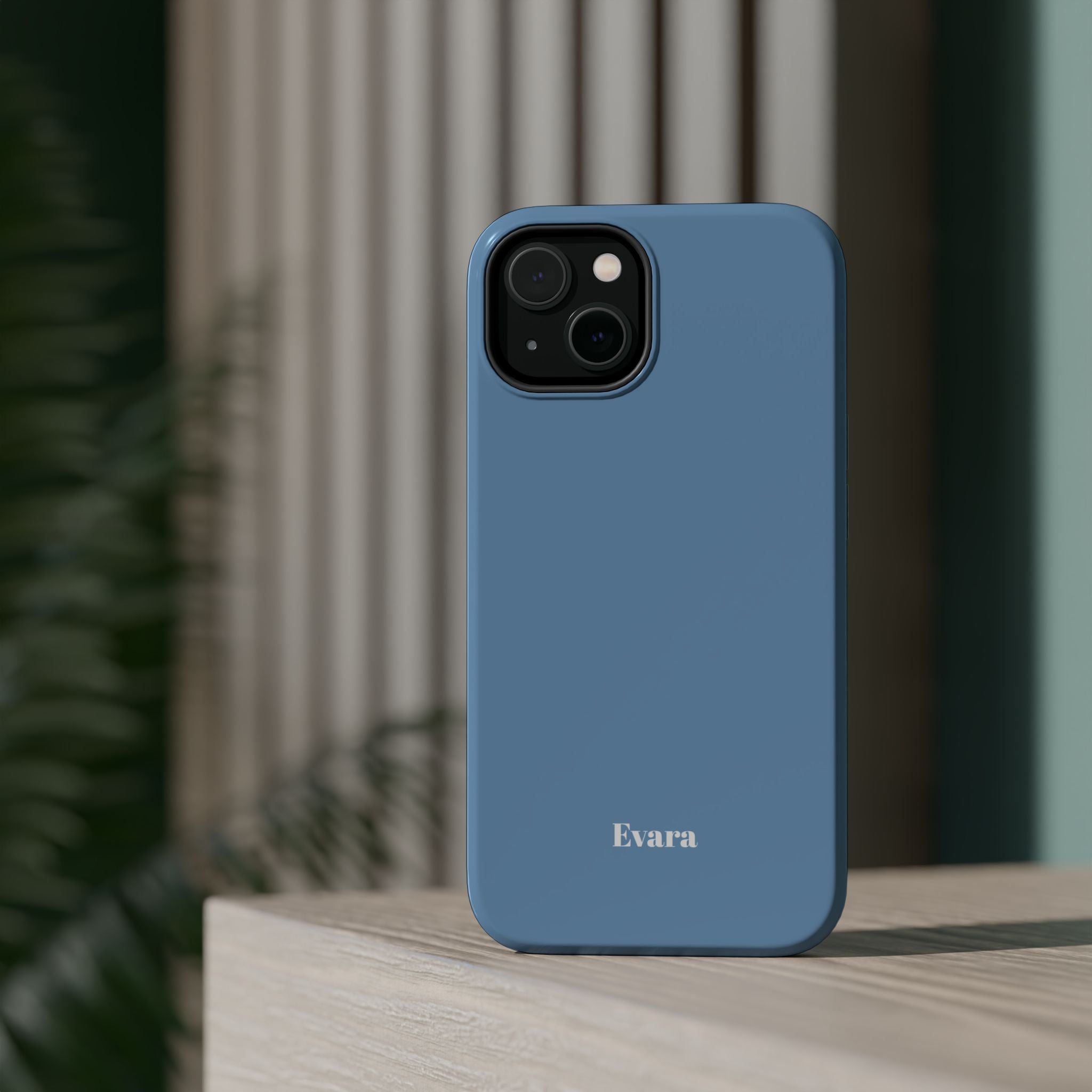 Blue Phone Case with Personalization- Magsafe