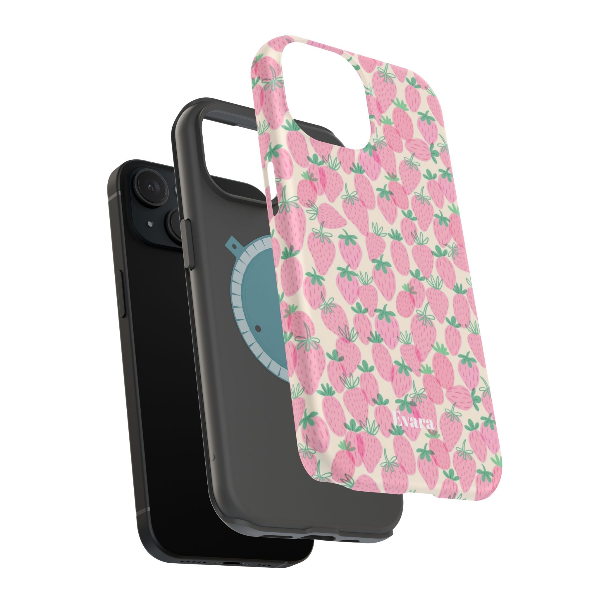 Pink Strawberry Phone Case- Magsafe