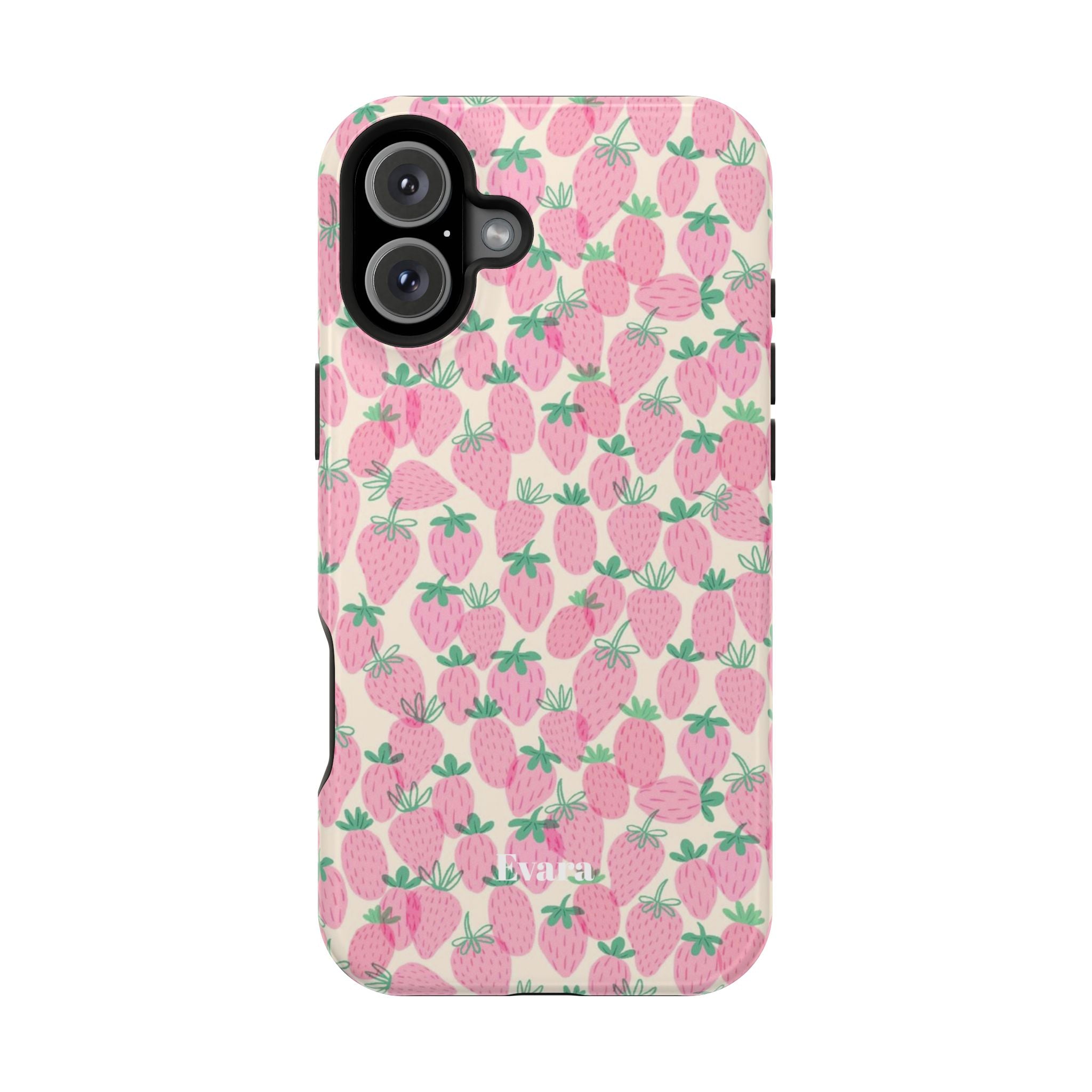 Pink Strawberry Phone Case- Magsafe