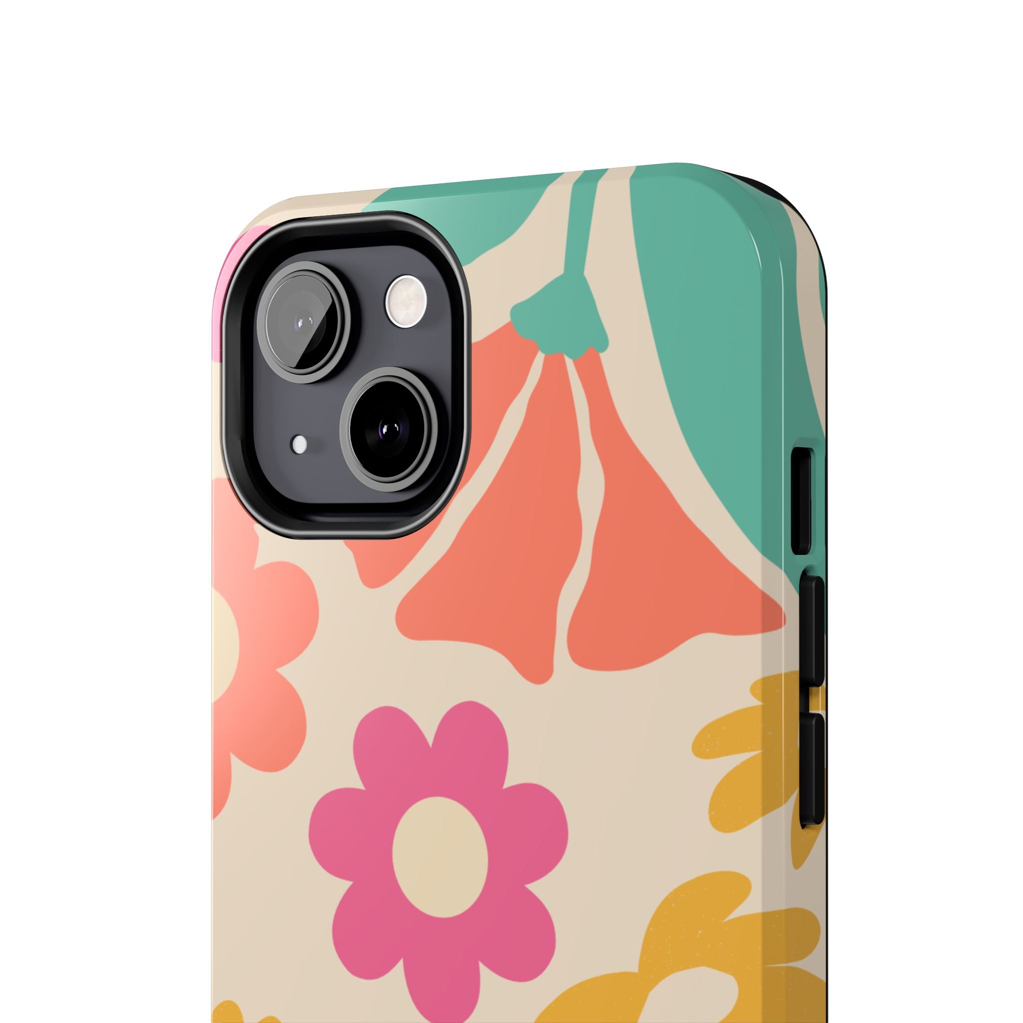 Yellow & Pink Vintage Flowers Phone Case