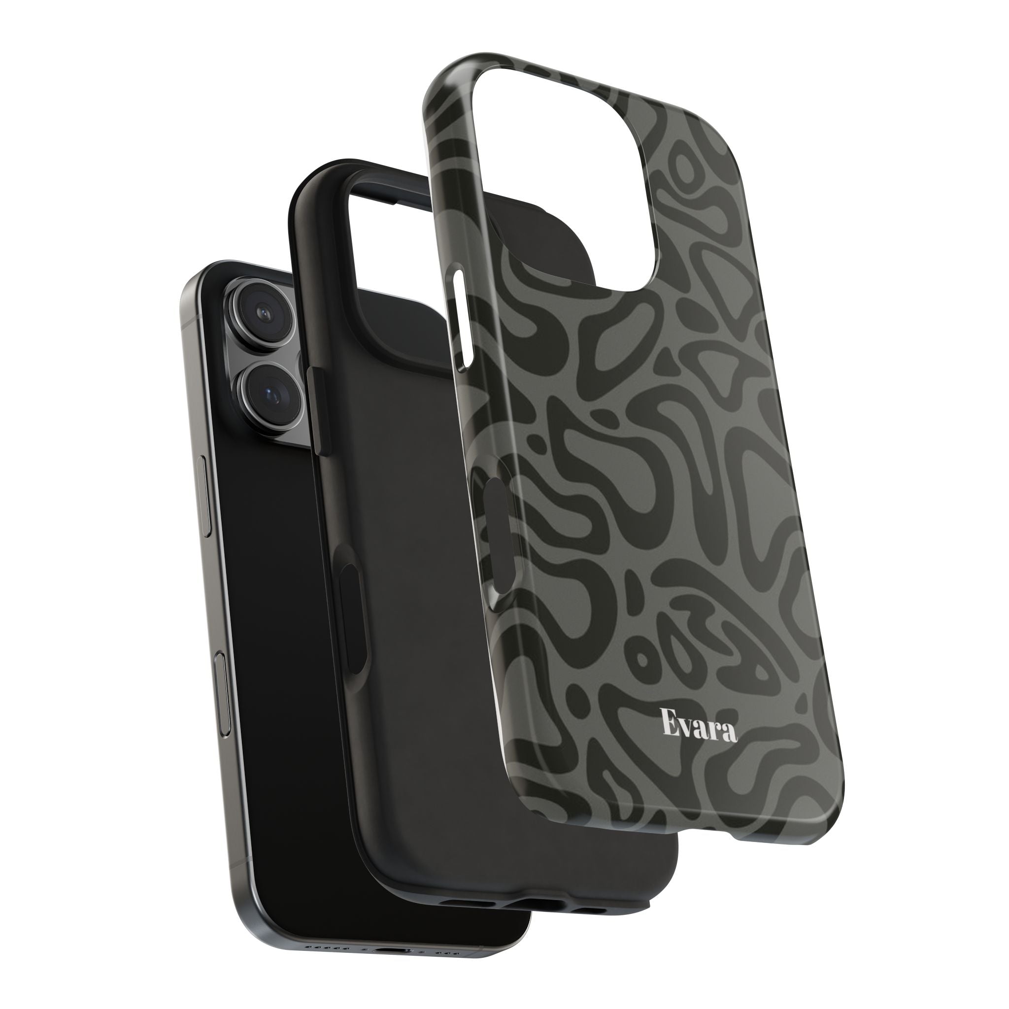 Wavy Grey Phone Case
