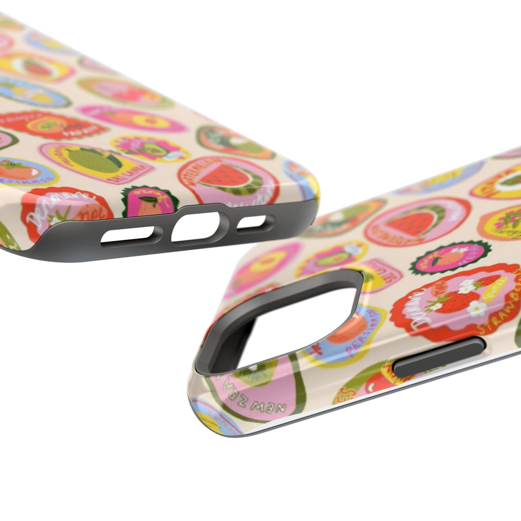 Fruit Sticker Phone Case- Magsafe