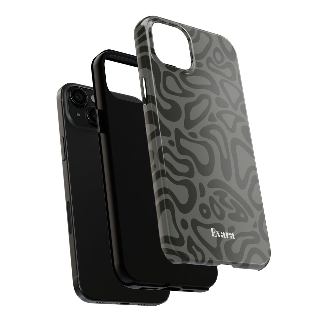 Wavy Grey Phone Case
