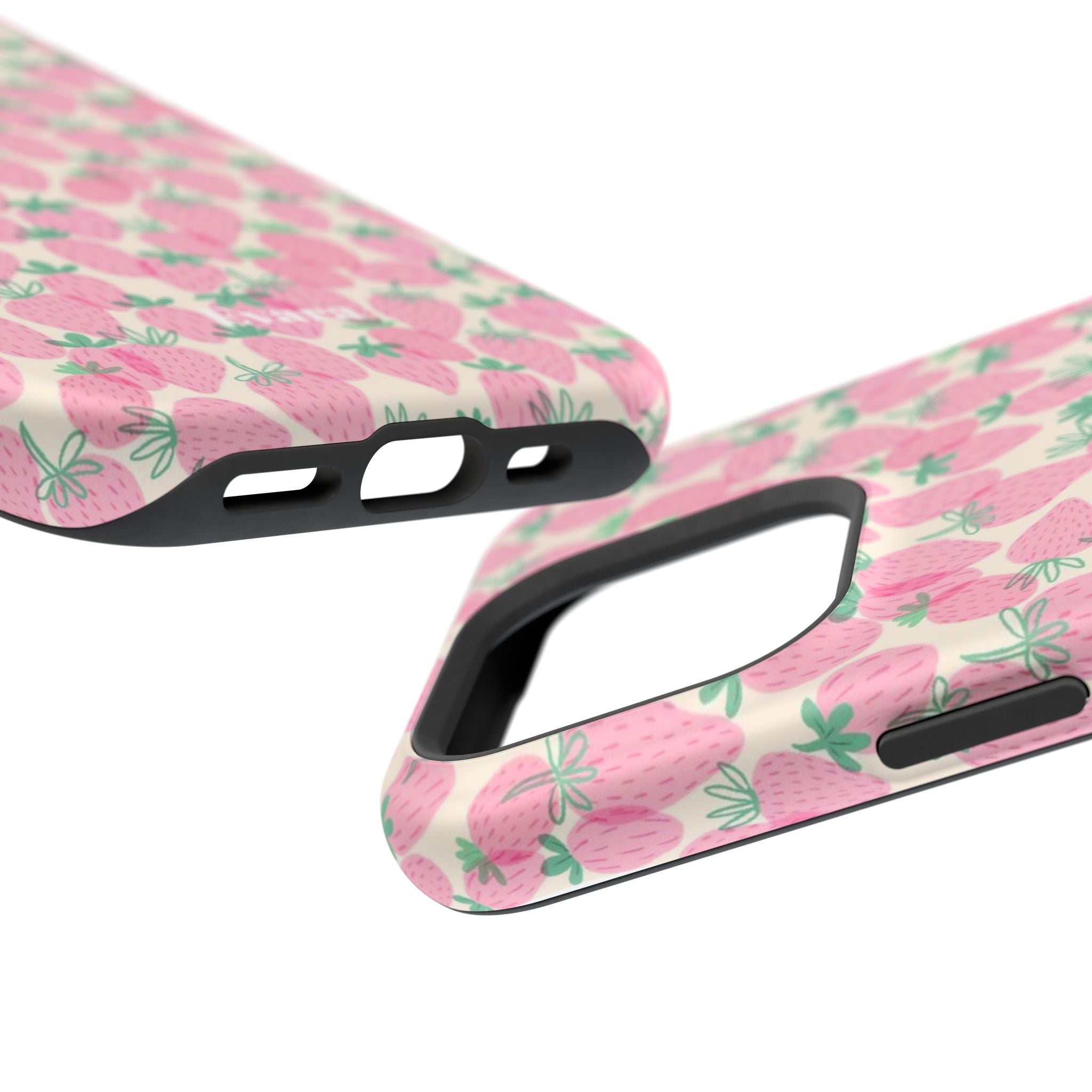 Pink Strawberry Phone Case- Magsafe