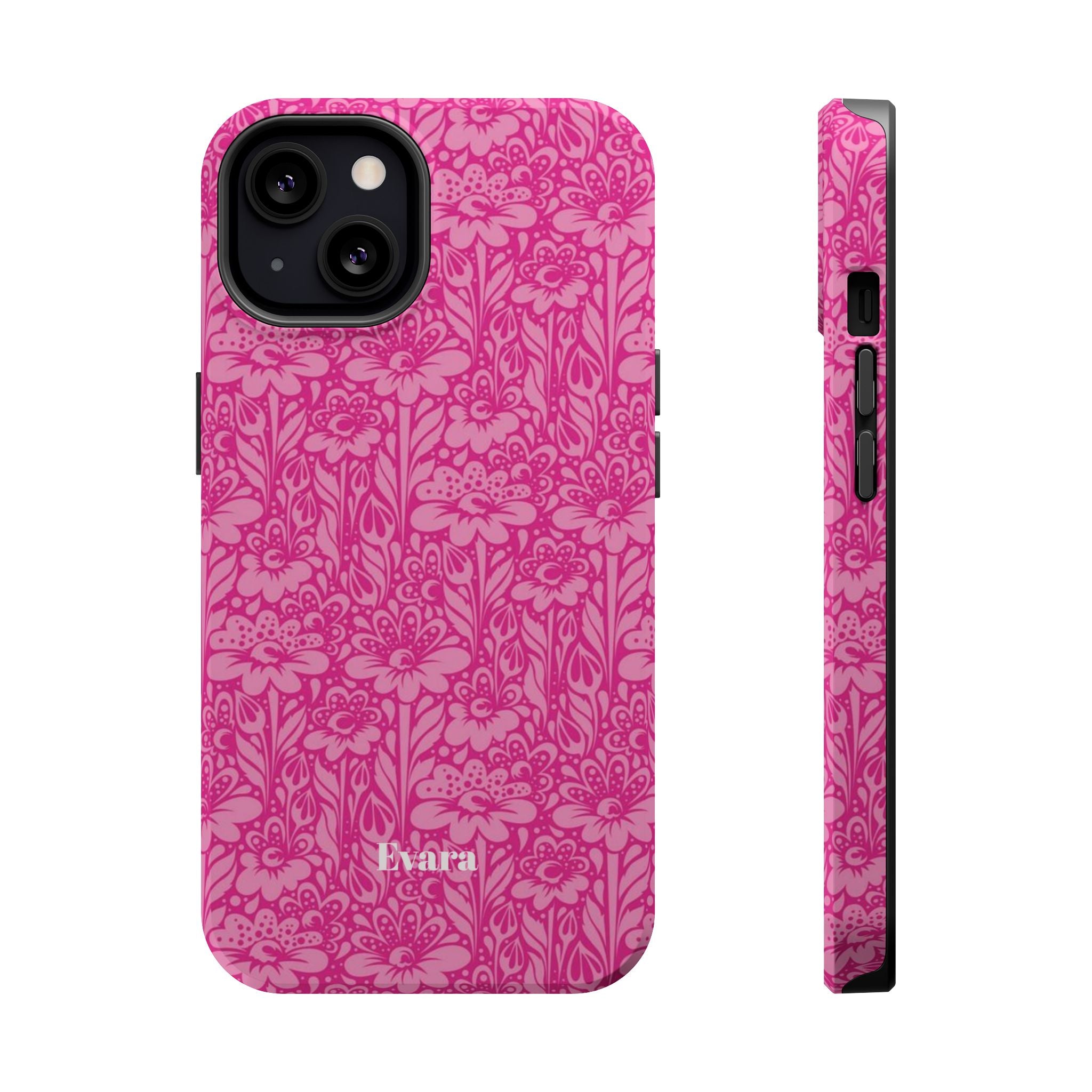 Pink Floral Phone Case- Magsafe