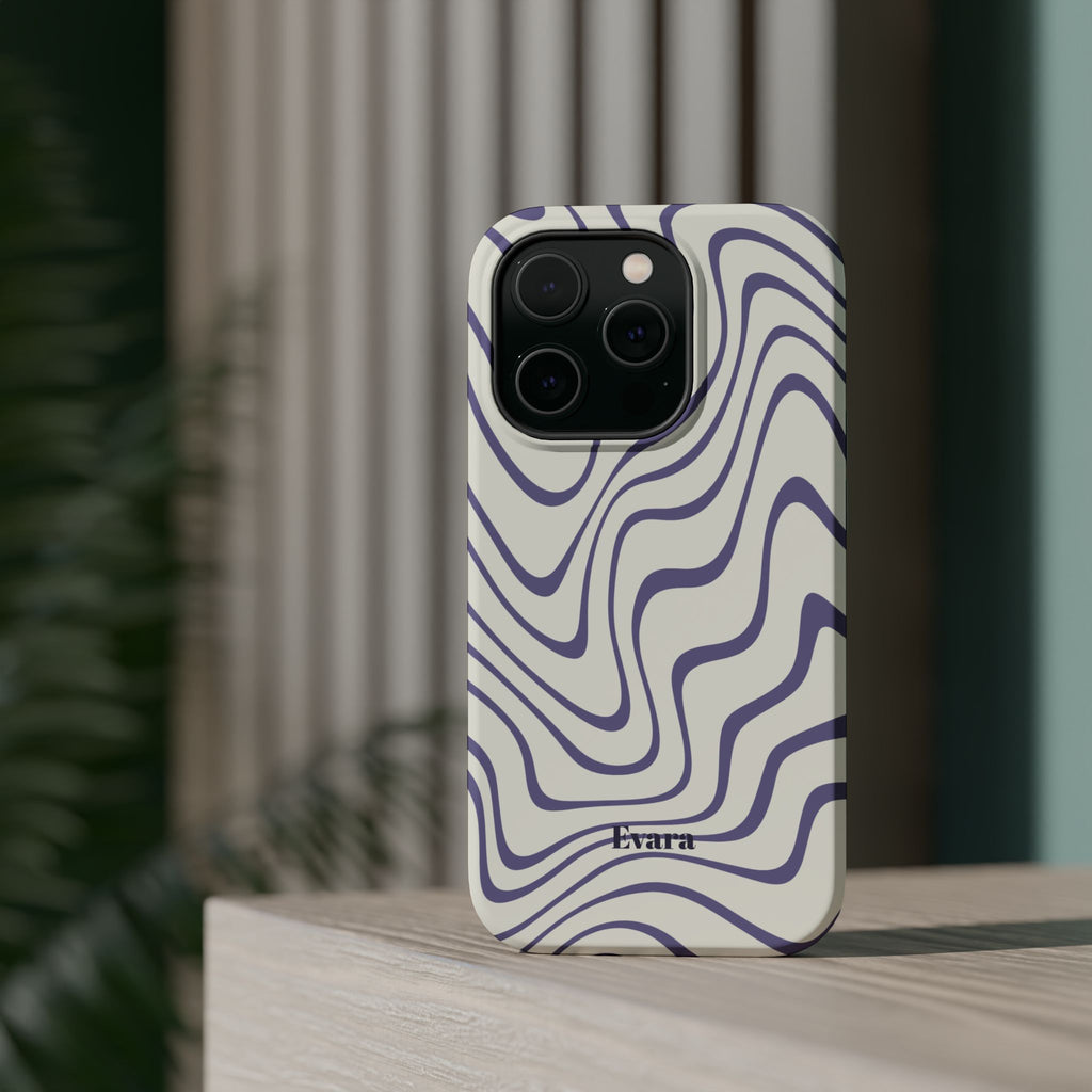Abstract Wave Phone Case- Magsafe
