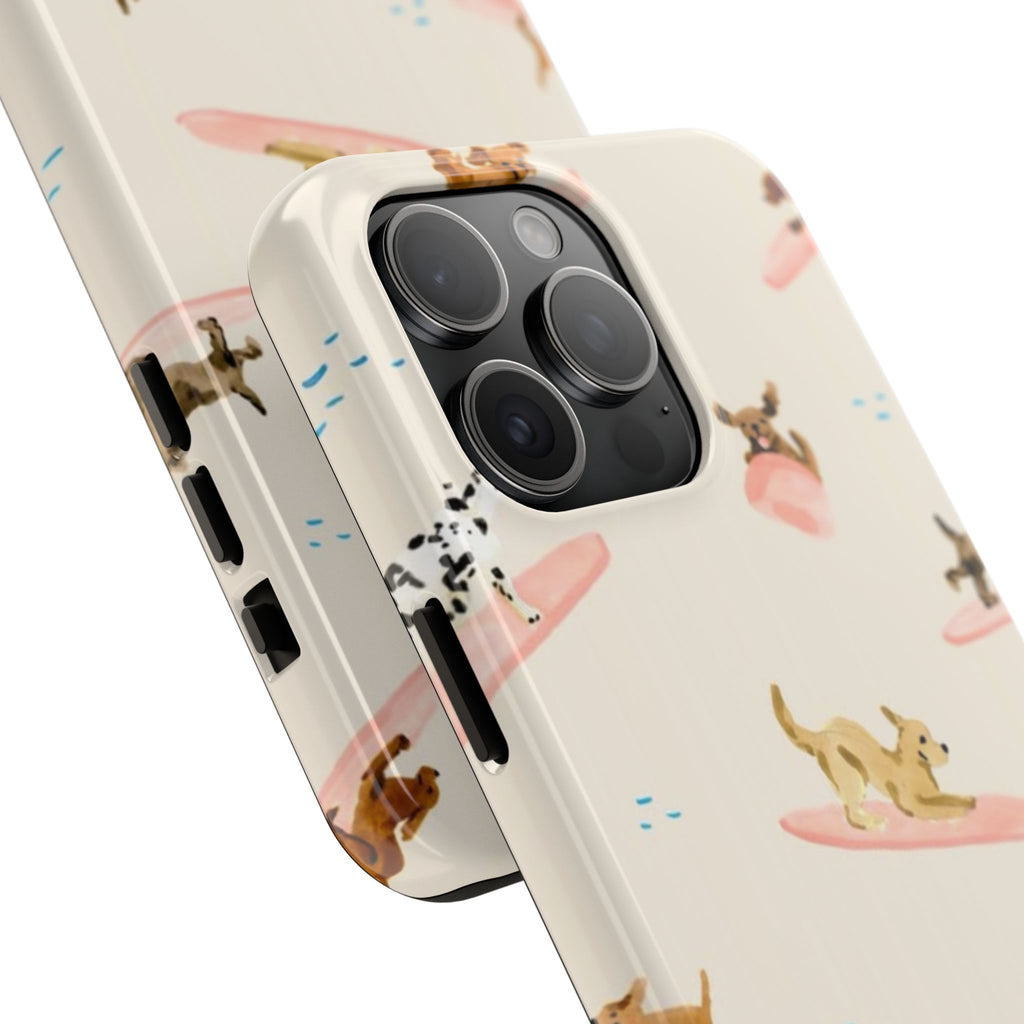 Surfing Dachshund's Phone case