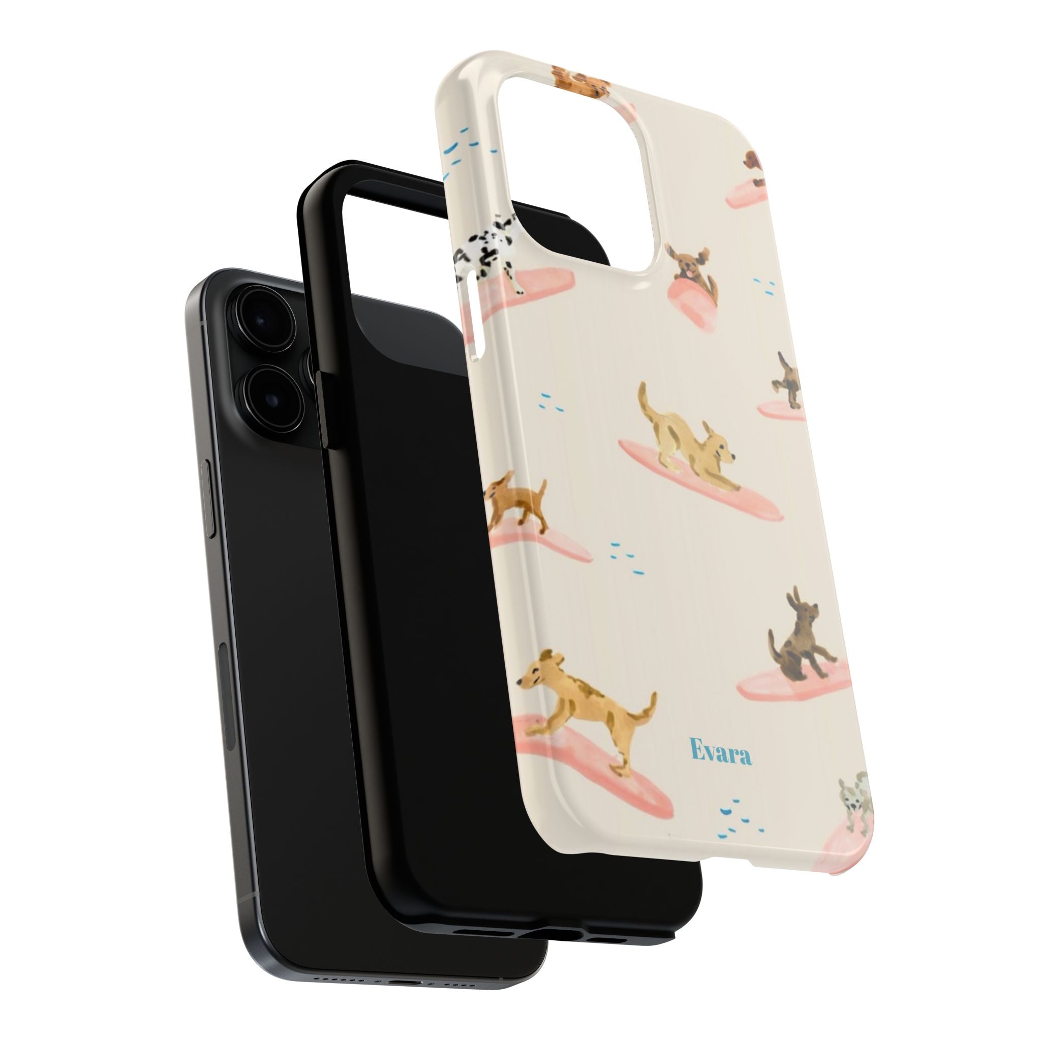 Surfing Dachshund's Phone case