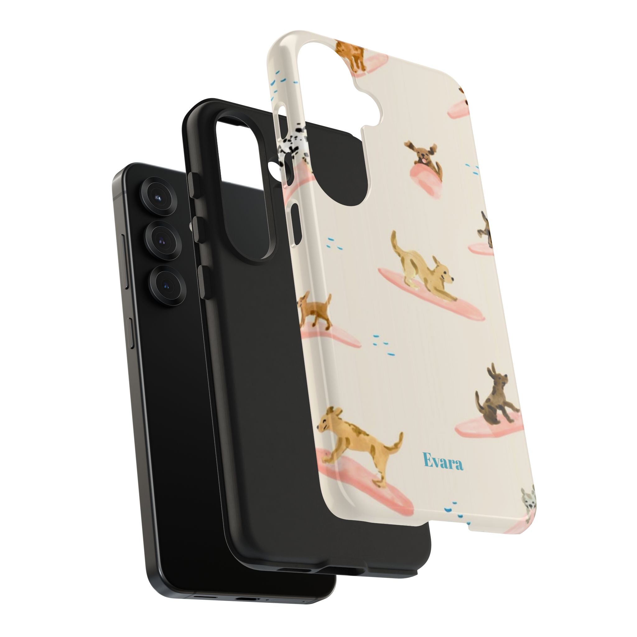 Surfing Dachshund's Phone case