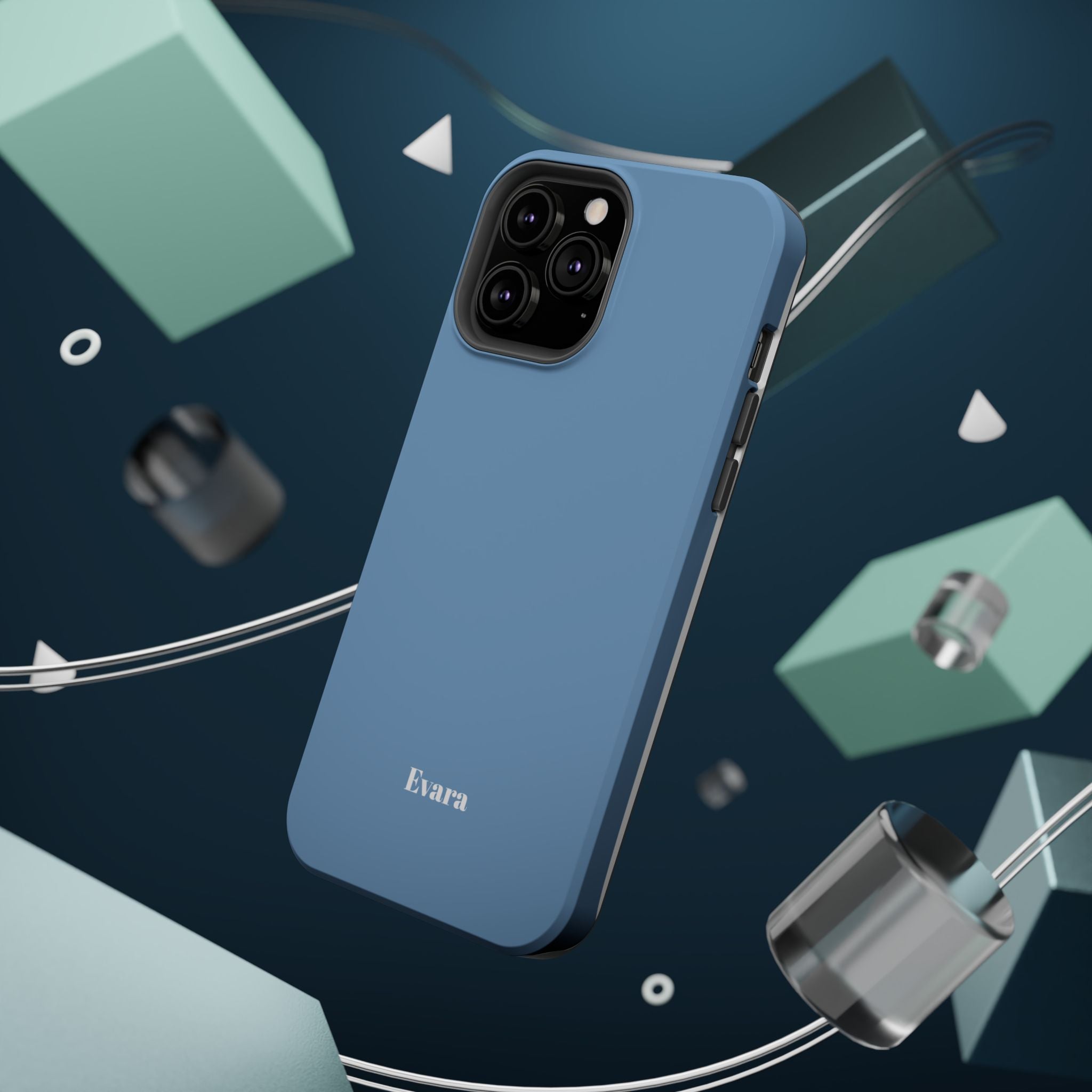 Blue Phone Case with Personalization- Magsafe